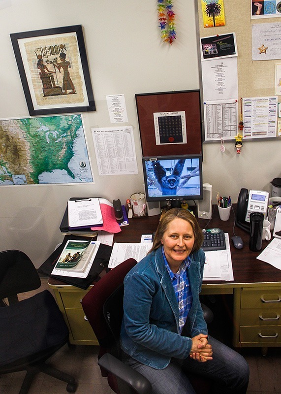Antonio Gandara / Courier Charlene Potter never thought about becoming a teacher, however, she found her passion for teaching after working in a French elementary school in Canada. Potter is now an ESL instructor at PCC.